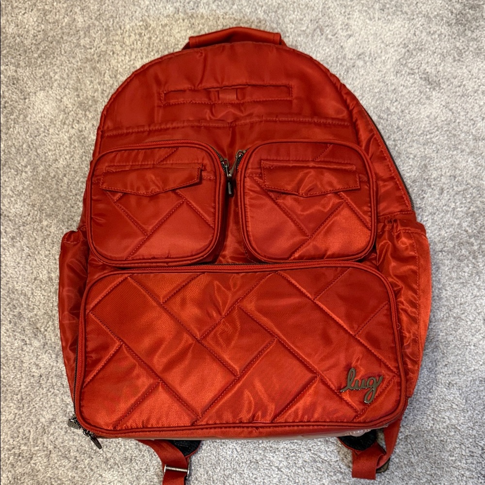 Lug. Puddle jumper backpack. Spice orange. 🧡